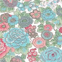 Blue Country Floral Italian Paper ~ Carta Varese Italy